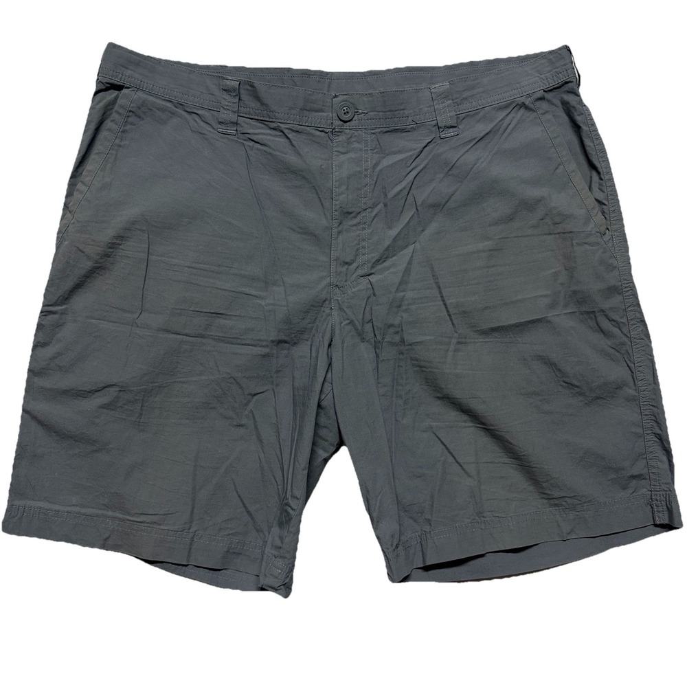 Columbia Shorts Mens 40 Gray Chino Pockets‎ Outdoors Hiking Casual 10" Inseam